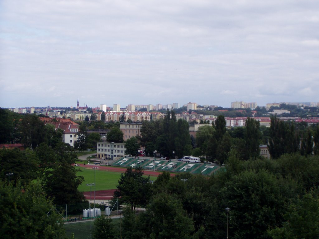 Panorama of Olsztyn. Olsztyn的全景. by Andrzej1000100101