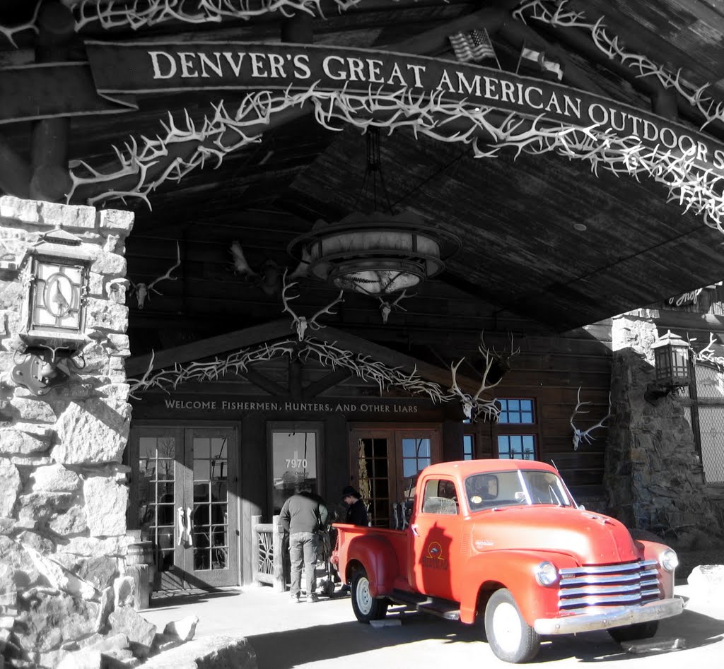 Old red Chevy by adoverboy2