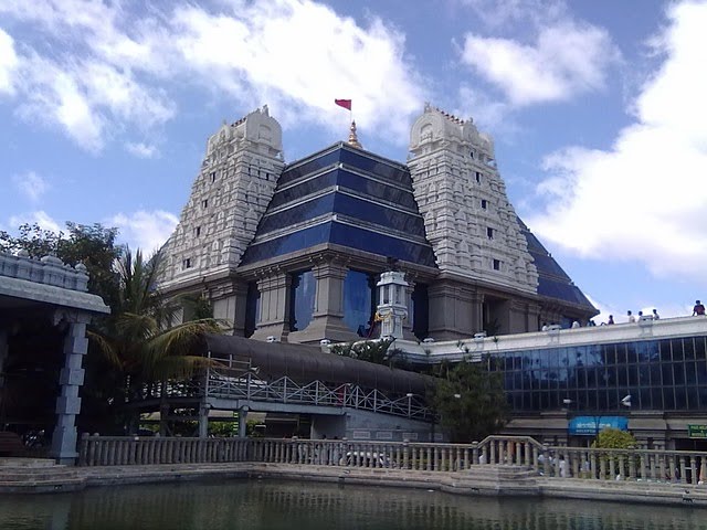 Iskon Temple (rare view), Bangalore by iamteja