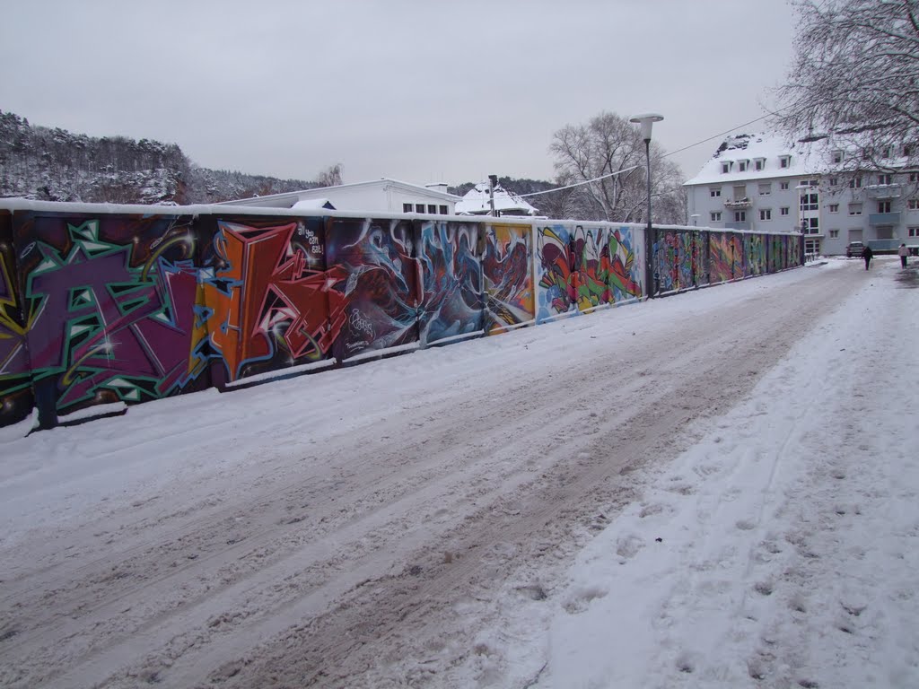 Graffiti in der Peter-Lambert-Strasse. by Bengel oet Hengel