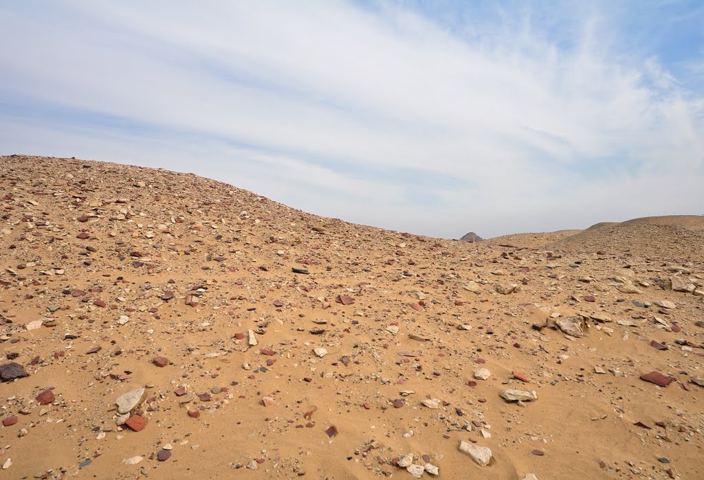 View to the pyramid of Userkaf by maiermo