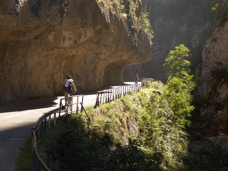 Cutting through the mountain by the wolfe