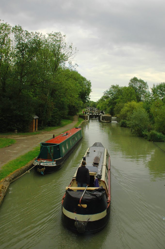 The Grand Union Canal at Long Itchington, Warwickshire by Bressons_Puddle