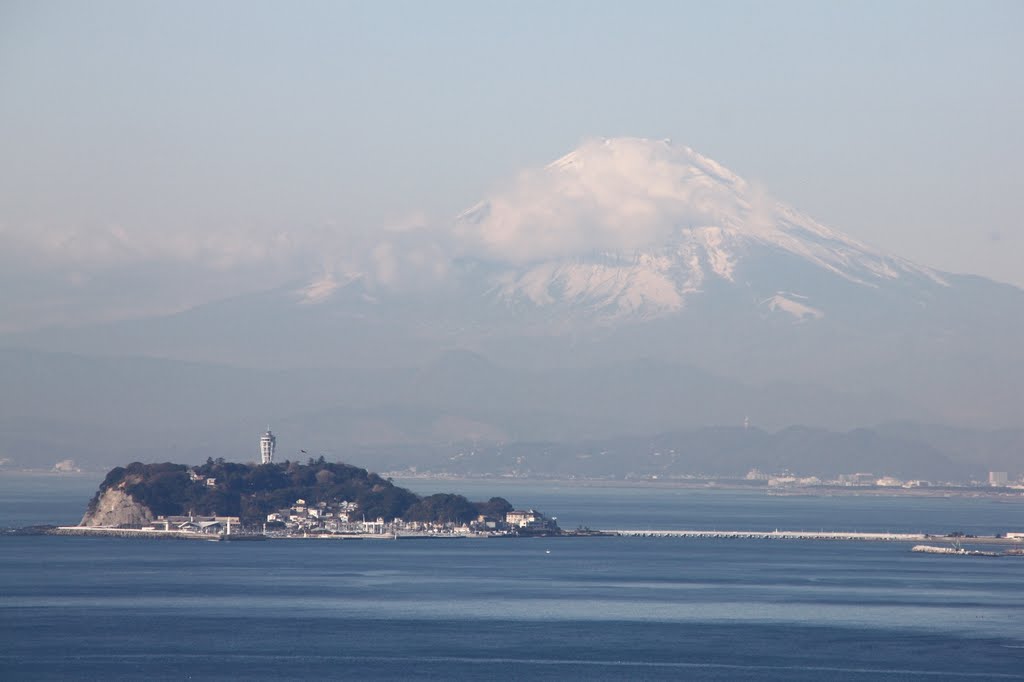 披露山公園から江ノ島　富士山 by One7