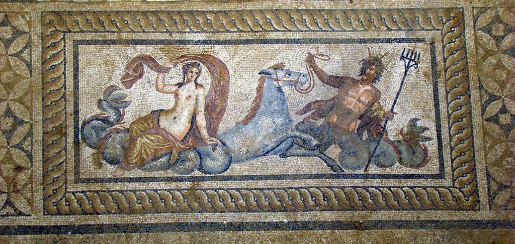 DSC00314ns Ephesus Terrace Home -2 Nereid and Triton Mosaic 9/14/07 by Volkan Yuksel