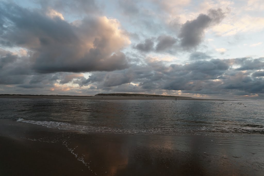 Texel - North Sea Estuary of De Slufter - View South in November by txllxt TxllxT