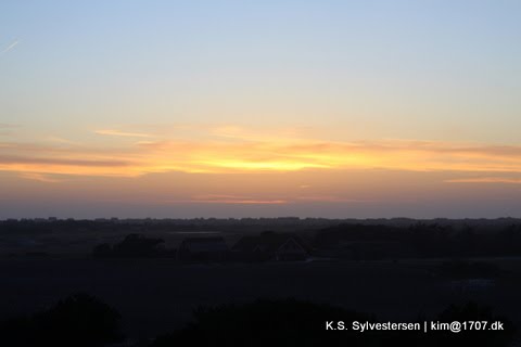 Solnedgang fra Kikkebjerget by Sylversten