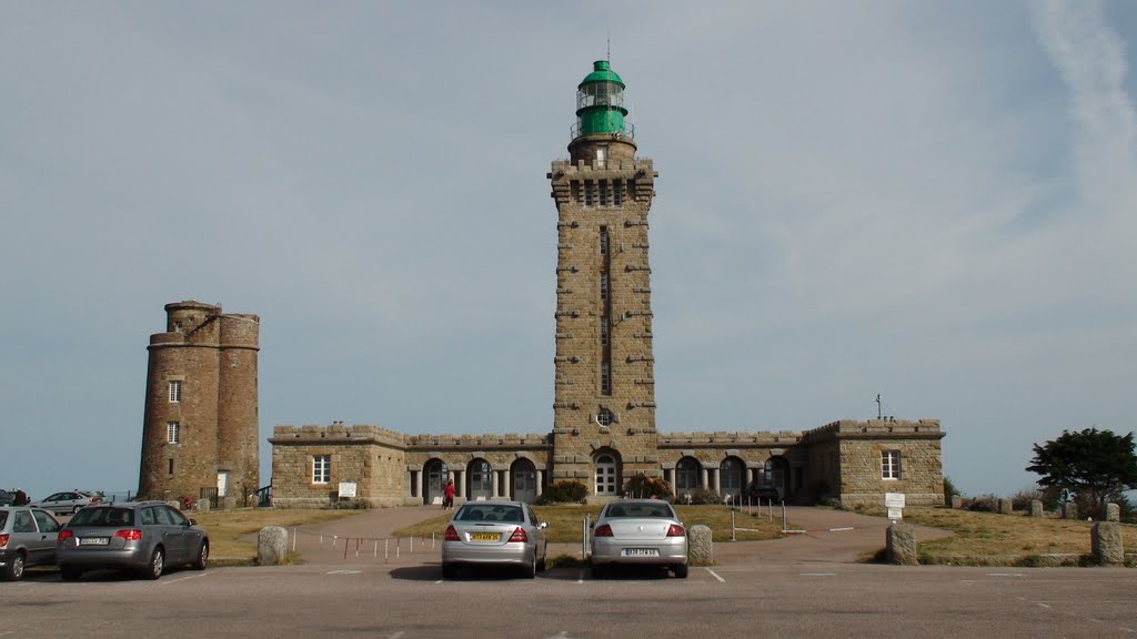 France: Bretage - Plévenon - le cap Fréhel - le phare by Gerard vattement