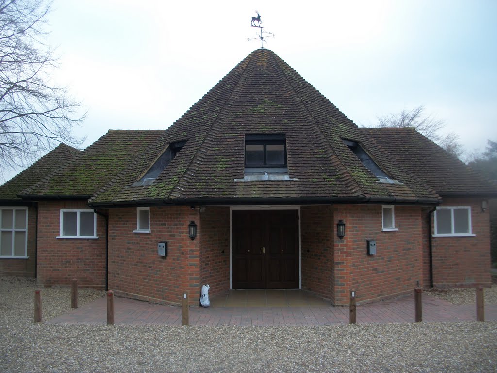 The Crondall Village Hall by Robert'sGoogleEarthPictures