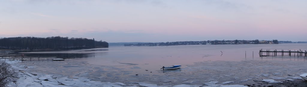 Panorama foto ved Troense havn. by Sommerhusudlejning.dk