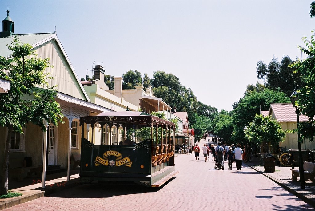 Theme park in Gold Reef City by Jiri Planicka