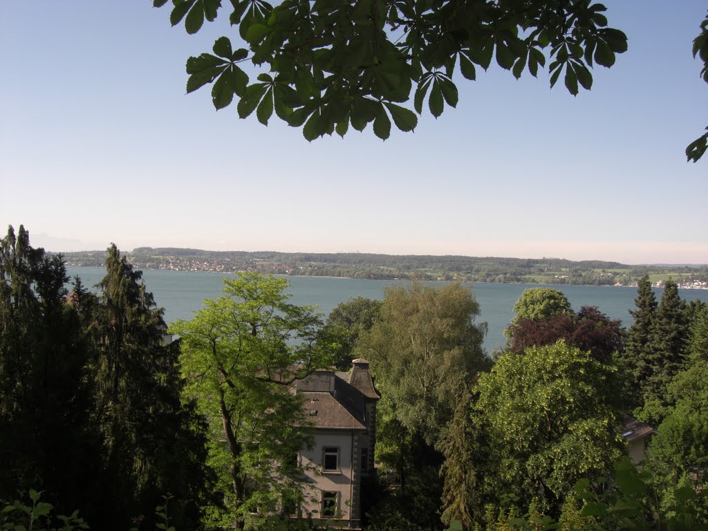 Blick aus dem oberen Teil des Stadtgartens in Überlingen by Markus24