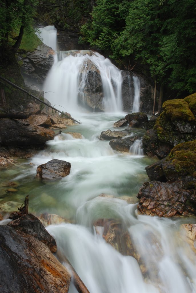 Crazy Creek Waterfalls - Long Exposure by Keith Watson