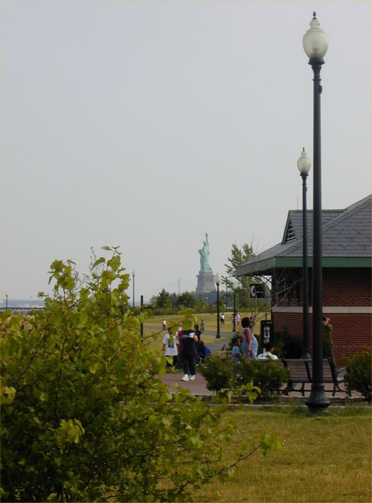 Familiar Lady From Liberty State Park by Hank Waxman