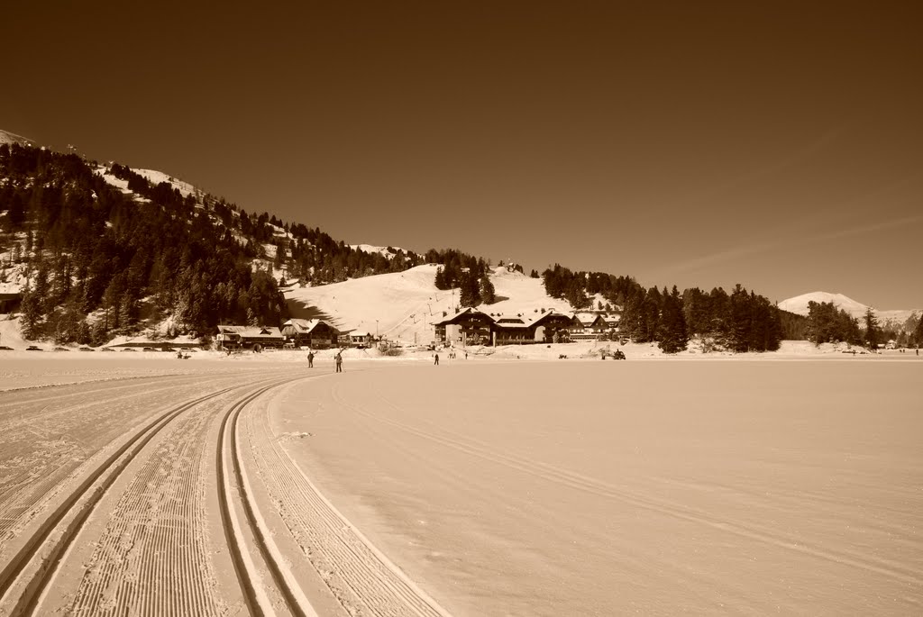 Langlaufen auf dem Turrachsee by Toni Schröttner