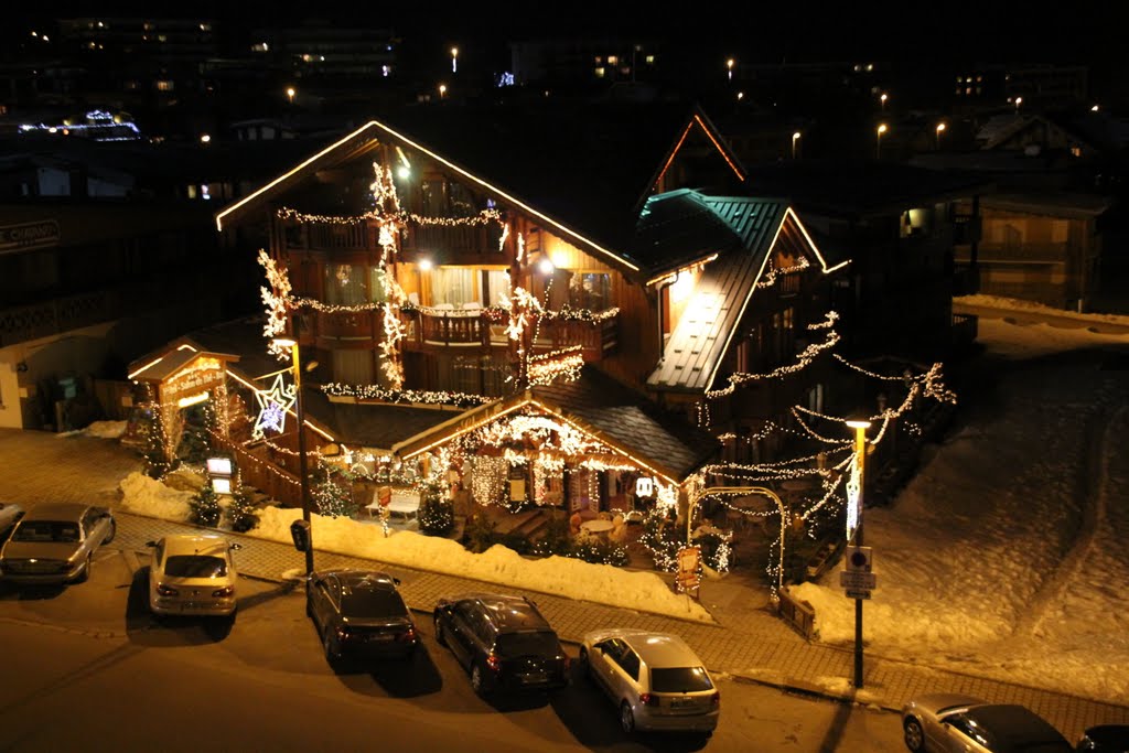 Alpe d'Huez in the night by Alexander_121