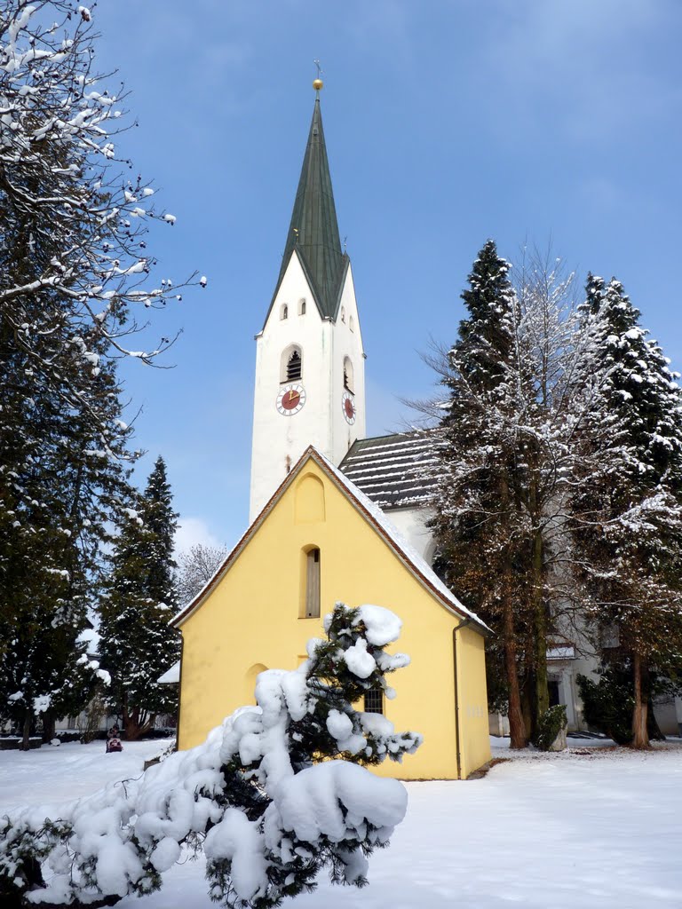 Duitsland - Obertsdorf - St Johannes Baptist Kirche by Henny  Brouwers