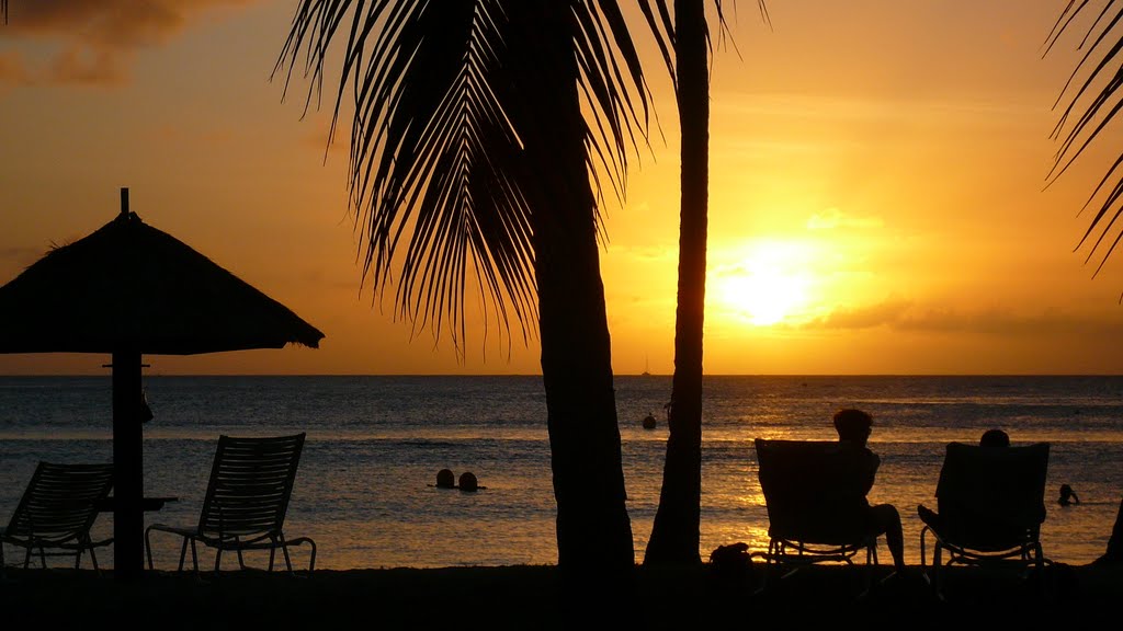 MARTINIQUE coucher de soleil sur la plage du Club Med "Les Boucaniers" 01 2011 by ¤¤¤ DanyFischer ¤¤¤