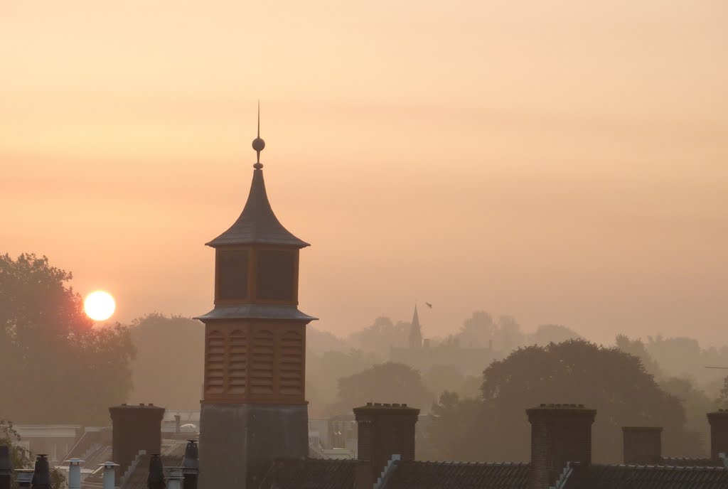 Zonsopkomst Wageningen centrum by espee