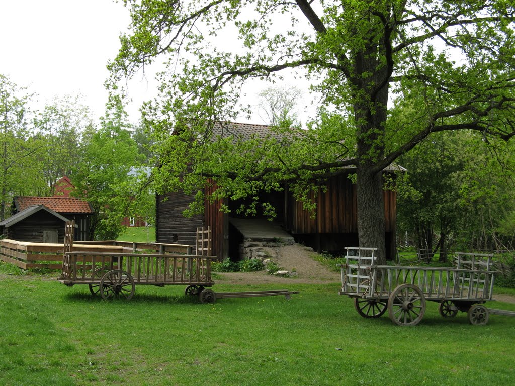 May 2009 - Oslo, Norway. Barn at the Norsk Folkemuseum on Bygdøy peninsula. by BRIAN ZINNEL