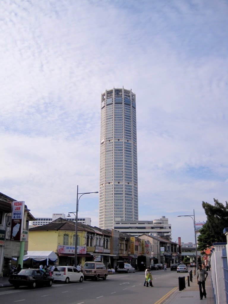 Komtar from Penang Road, Penang by Maarof Kassim