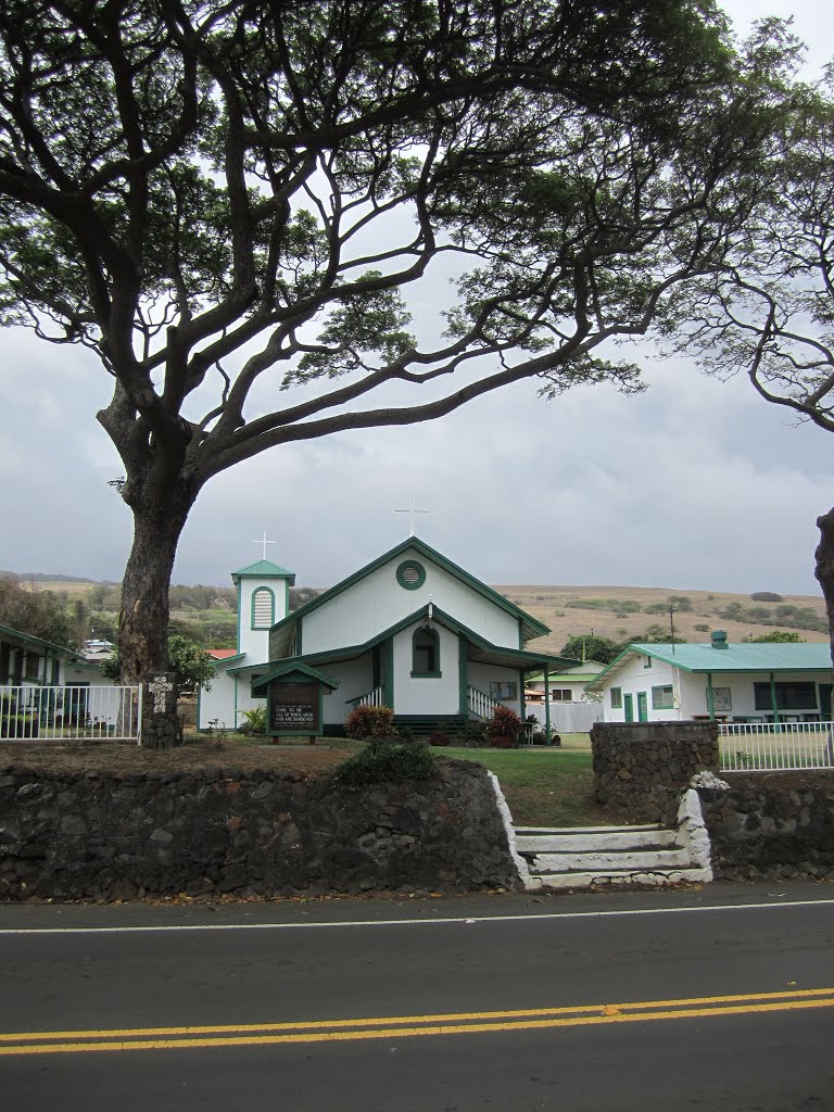 Little church on road into Naalehu by bamslerc