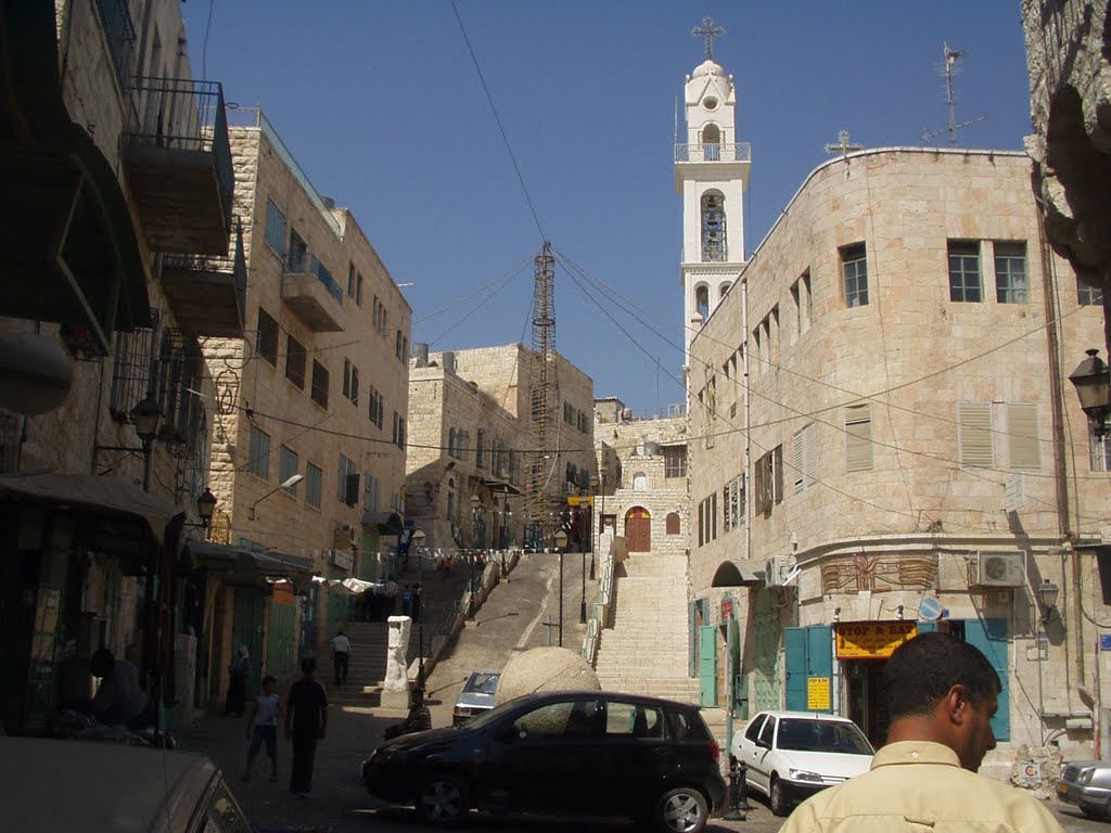 Stairs up to the Old Betlehem by Nicchio