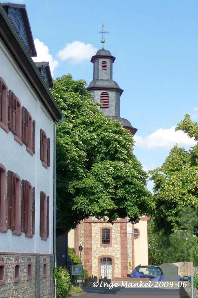 Frankfurt Bergen-Enkheim, evanglische Kirche Bergen by Inge Mankel