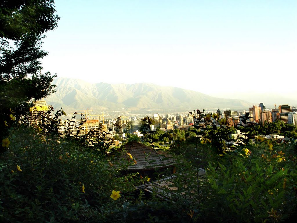 Santiago desde el parque Pedro Valdivia by alvaro espinel