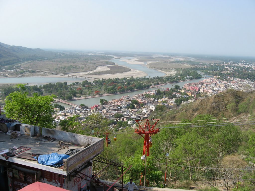 View from Mansa Devi, Haridwar, Uttarakhand by gokul Negi