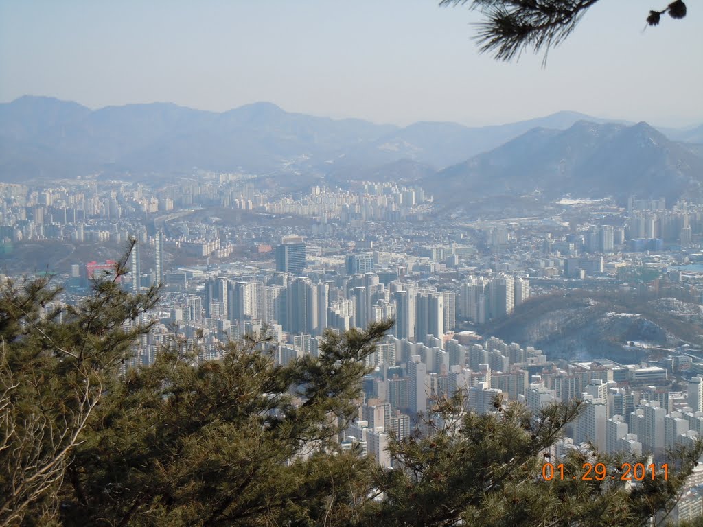 View from Mt. Suri 수리산 전경 by plumgarden