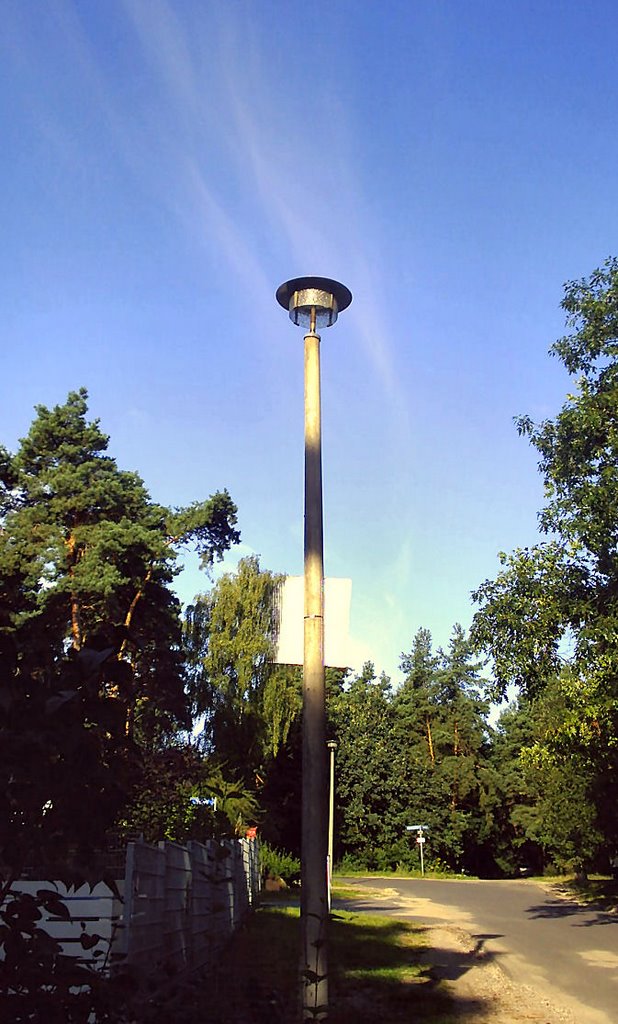 Ostige Straßenleuchte (Mastaufsatzleuchte auf Stahlbetonmast) by acf.acf