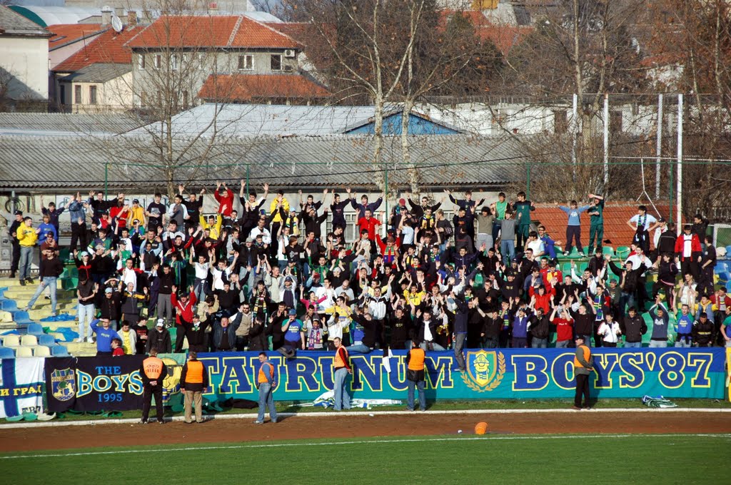 Zemunski Gradski Stadion by Teča sa Dunava