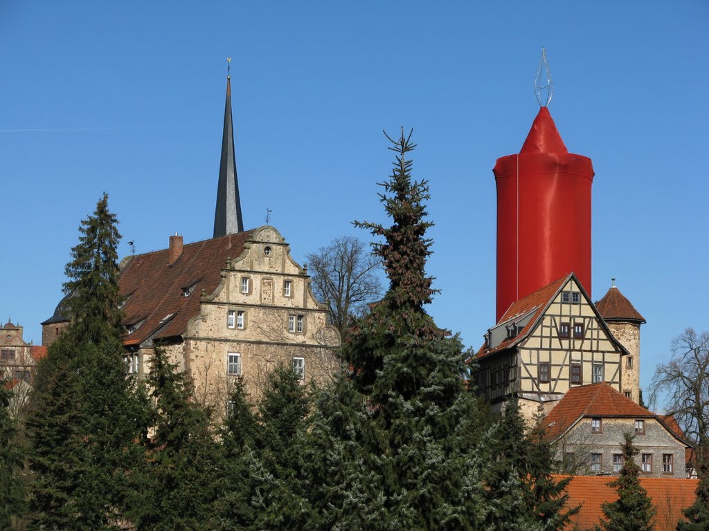 Burgenblick mit Kerze by WaGis