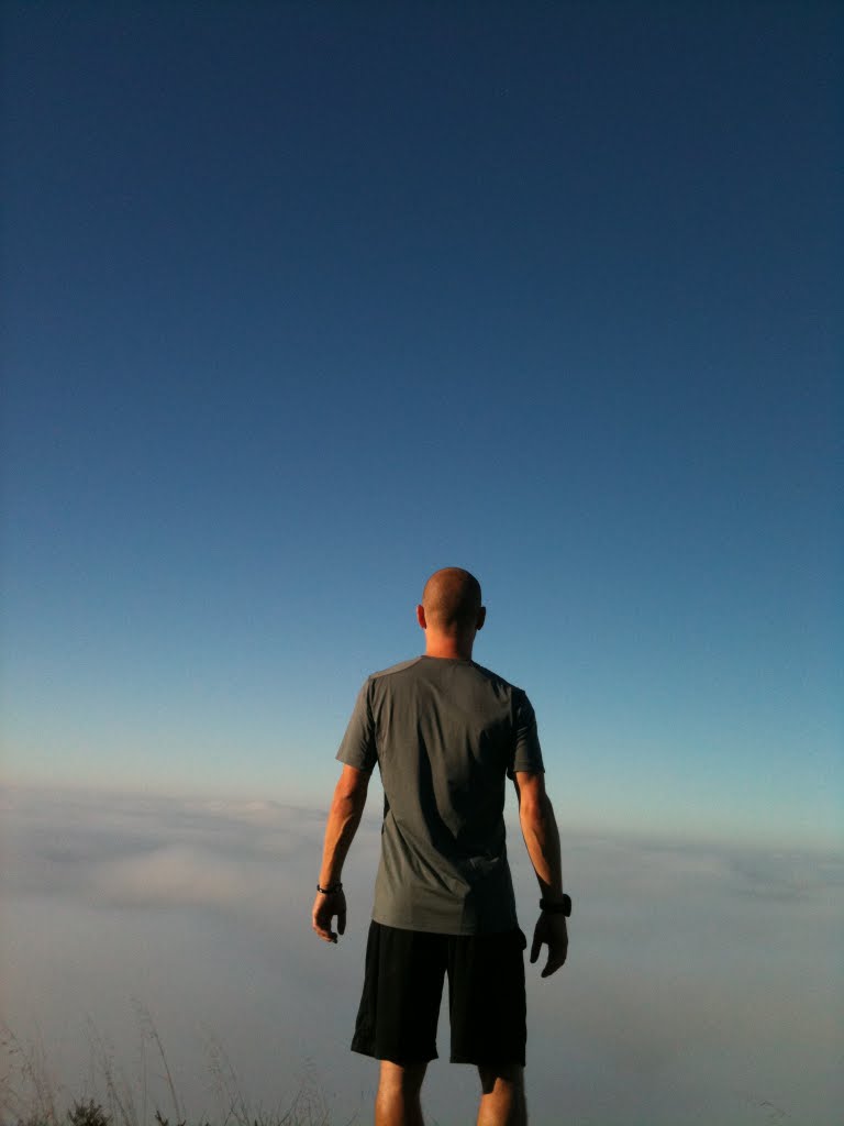 Standing on the clouds atop Cowles Mountain by TheFitLord