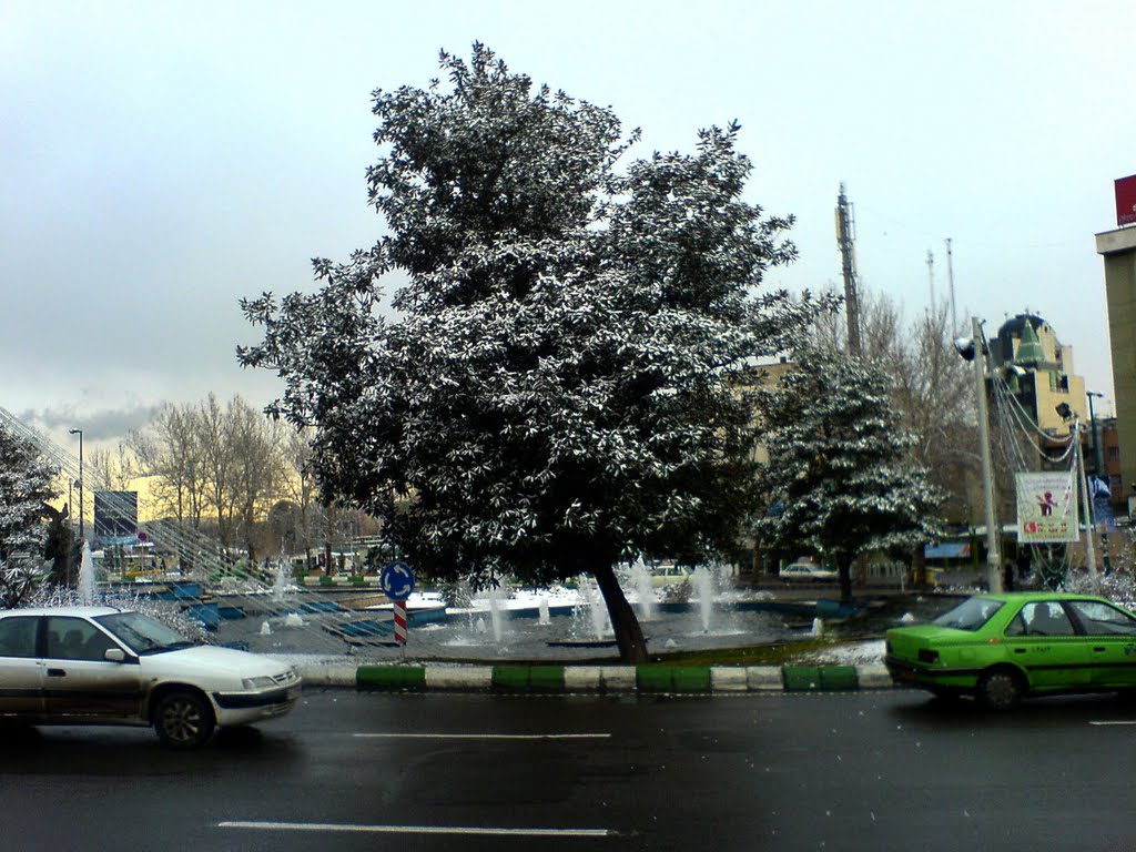 A Sonwy Day in Tehran by Behrooz Rezvani