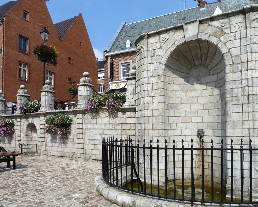 FRANCE, Kassel: Fontaine à coté de la Mairie by NellvdBoschLevendig