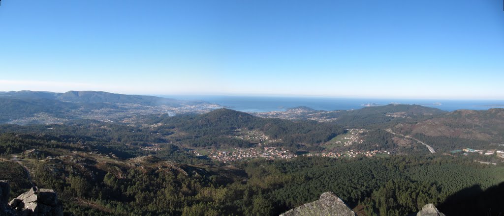 Txn Baiona dende O Galiñeiro - Vista Este by TEIXANO