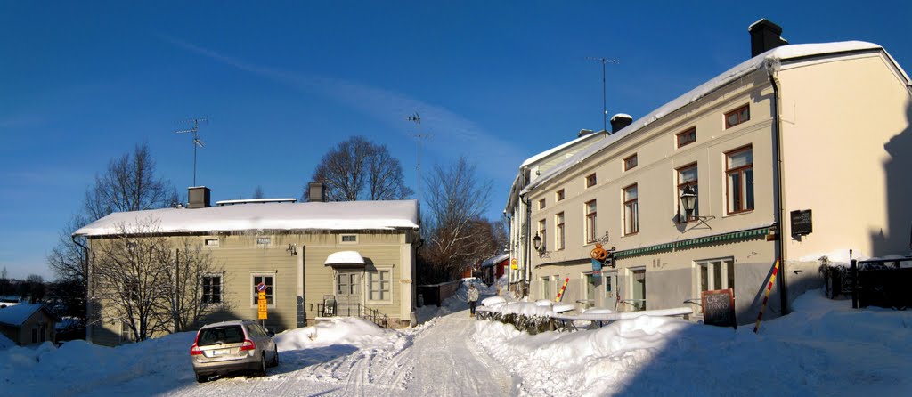 Kyrkotorget winter panorama by Petteri Kantokari