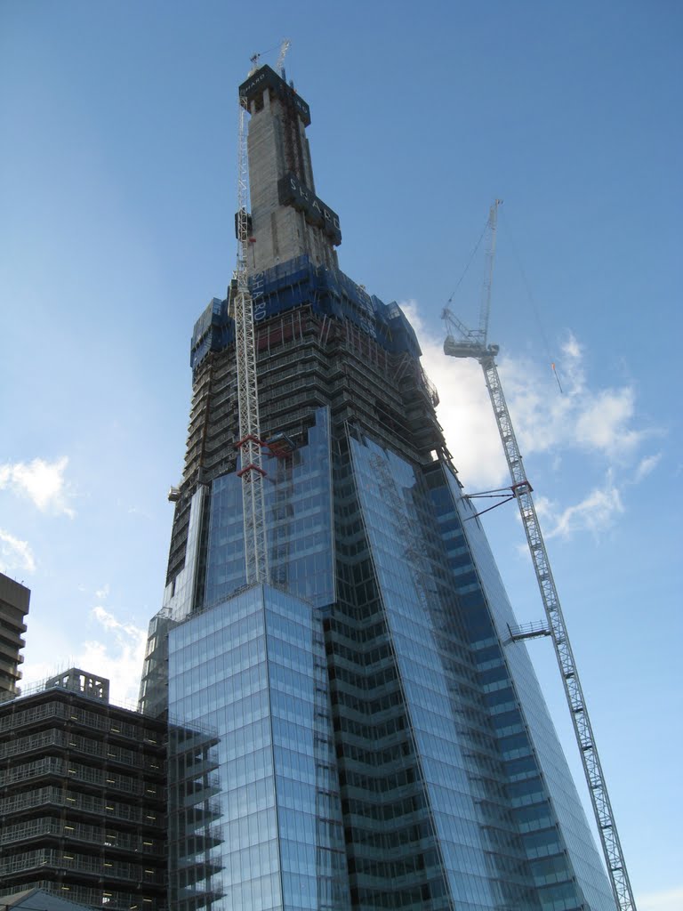 The Shard under construction February 2011 by Westsaxon