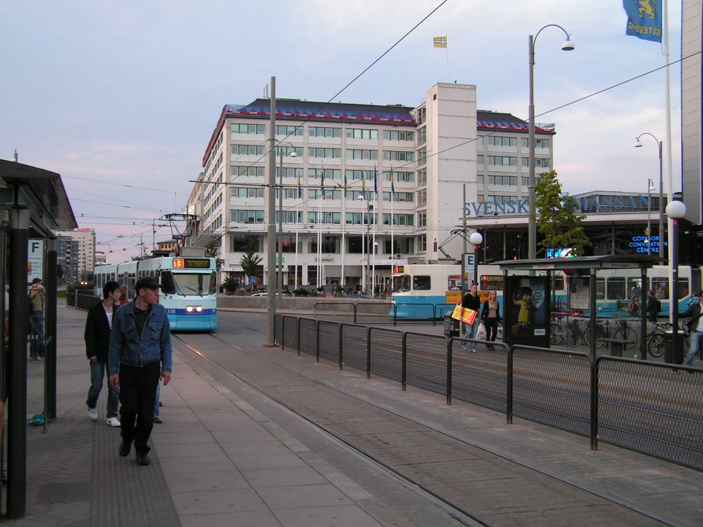 Korsvägen tram stop by Olof Lagerkvist