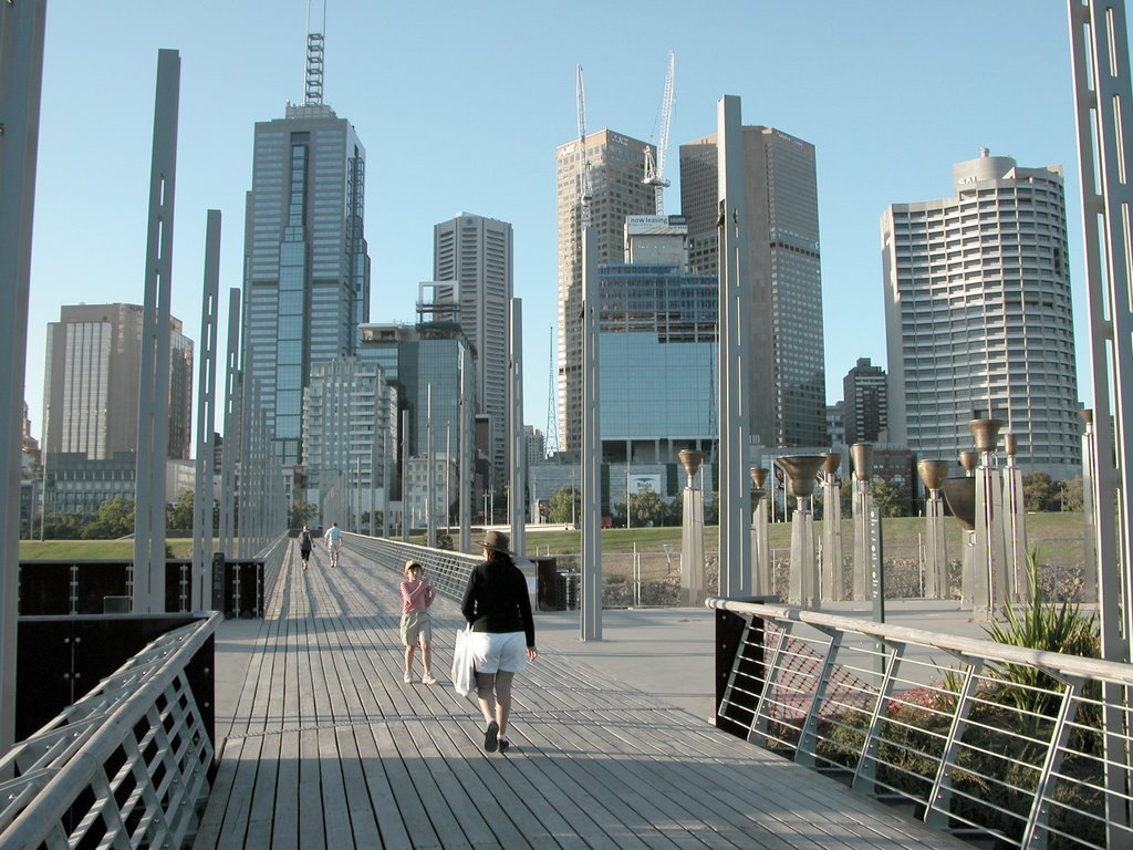 Melbourne Skyline by Simon c