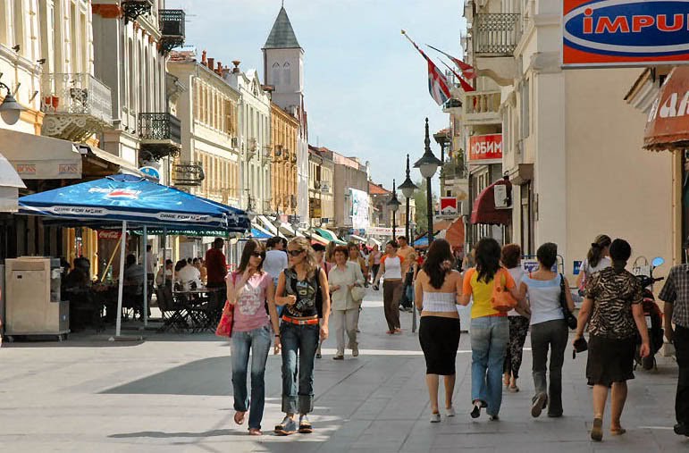 In the center of the city 2- Во центарот на градот 2 by Filip Naumovski