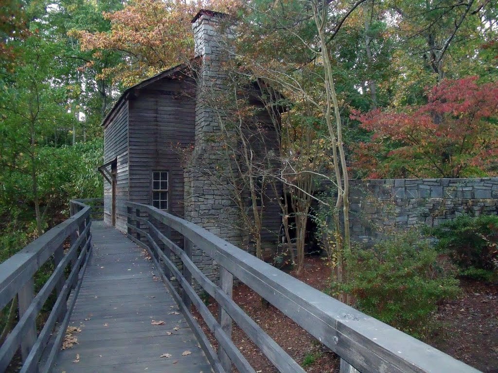 Historic Grist Mill at Stone Mountain Park by angieinuk