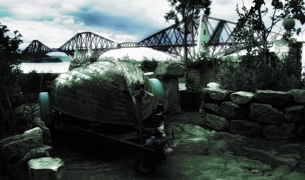 Forth Bridge from Queensferry 2008 by paterson44