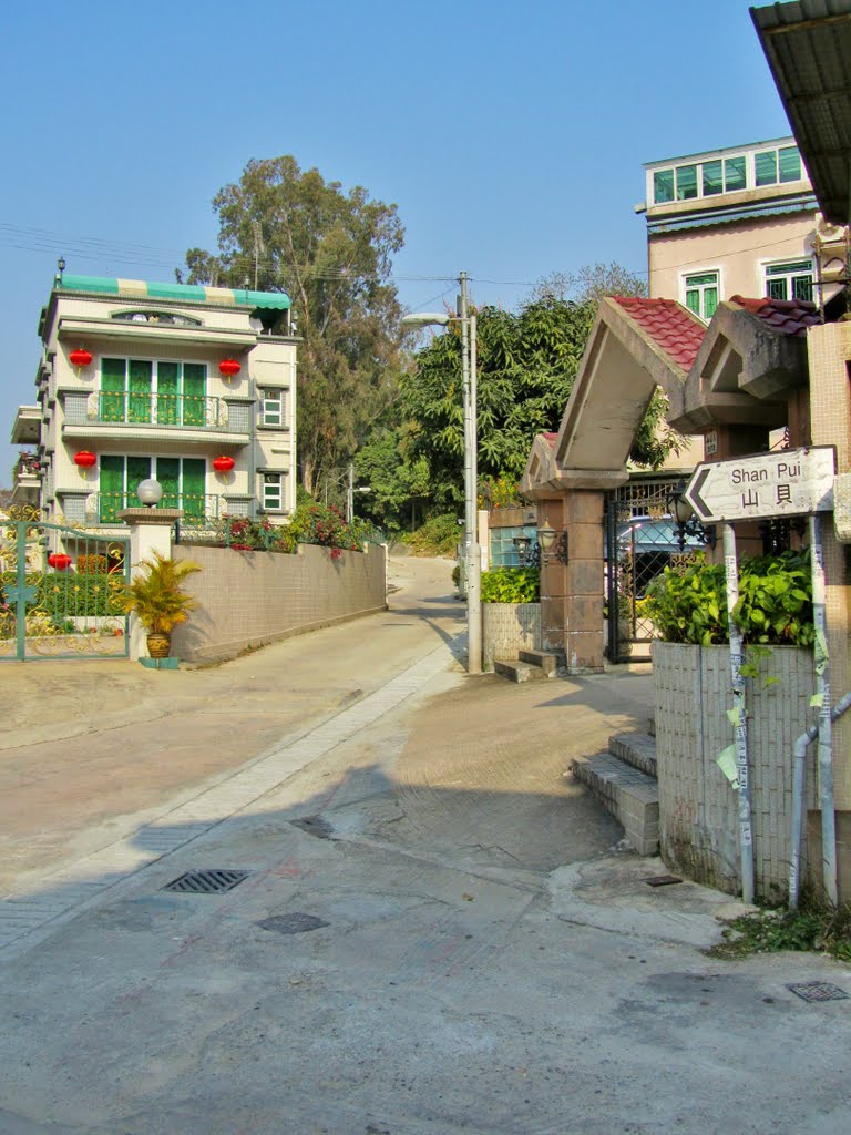 元朗山貝村入口 Yuen Long entrance to Shan Pui Tsuen by Peter Mok