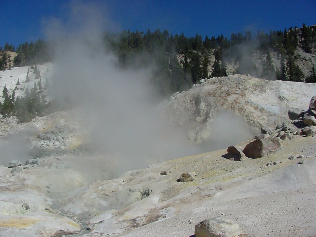 Bumpass Hell, Lassen Volcanic National Park by VKeith