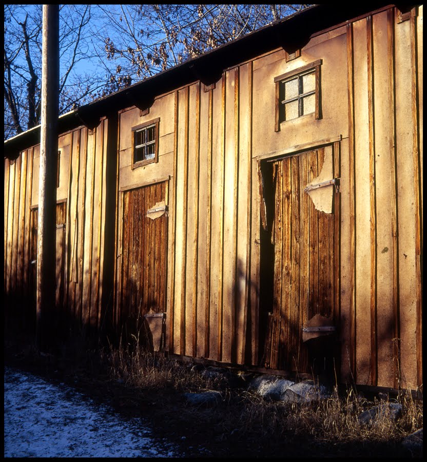 Outhouse on Långholmen by Jan Öhrström