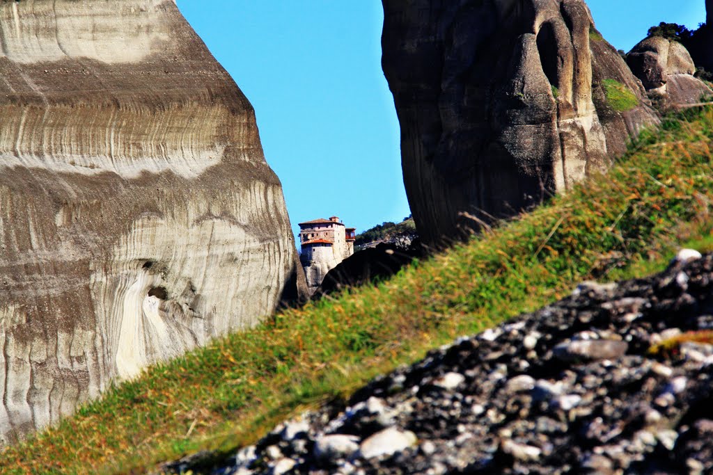 Among the rocks! (Meteora) by Photo-GR