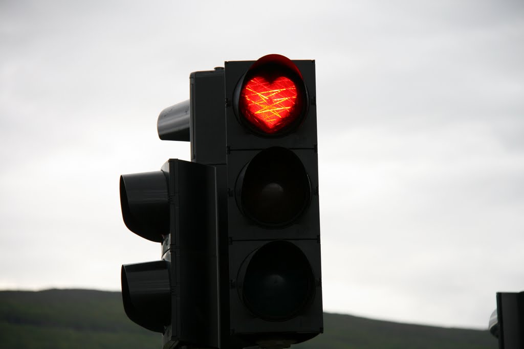 Semaphore love in Akureyri by danibcn